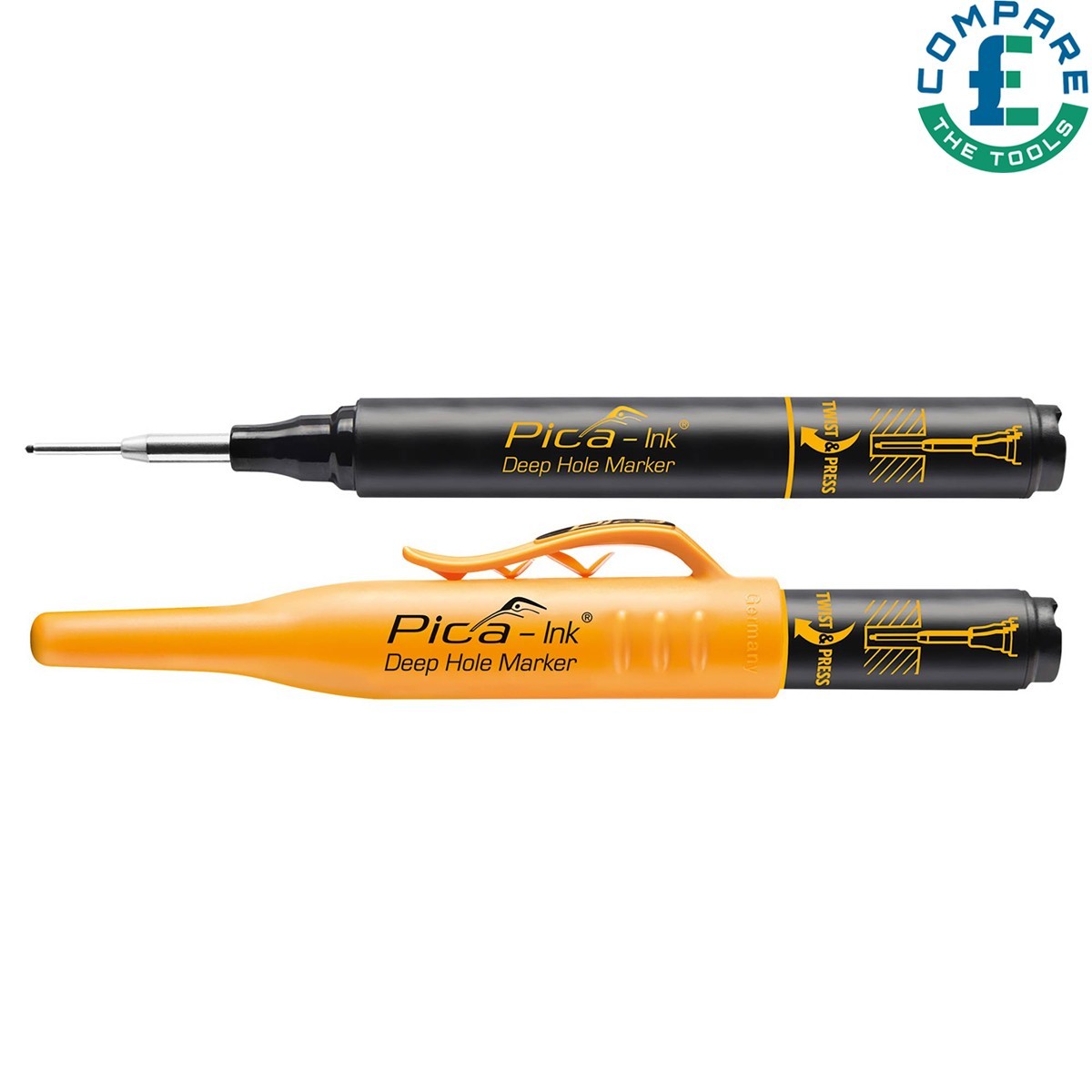 Pica Ink Black Marker For Deep Holes | 150-46