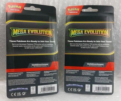 Set Of 2 Pokémon Mega Evolution Premium Checklane Blisters NEW | eBay