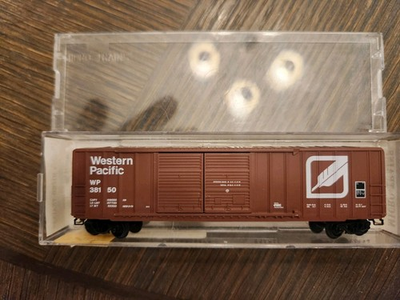 #ad #ad N Micro Trains 50#x27; Ribside Boxcar Double Side Western Pacific Item #30080. $22.93