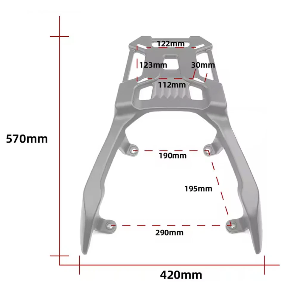 Gepäckträger für BMW R NineT / Pure 14-23 Gepäckbrücke Craftride GT1 gebraucht - Bild 3 von 3