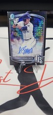 Aidan Smith Black Mega Refractor Auto /10!!! 2025 Bowman Chrome Mega Box BMA-AS