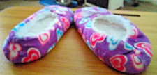 Ladies' Purple Heart Slippers