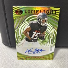 2023 Panini Illusions - Limelight Signatures Van Jefferson #LS-VJ Red /99 (AU)