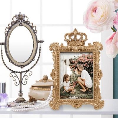 1pc European Style Photo Frame Decor Szenendekor kreative Fotomotter