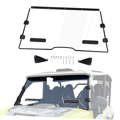 Full Windshield for RMAX2/ RMAX4 1000, Front Vented Windshield Compatible with 