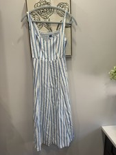Old Navy Blue and White Striped Dress Women Small ~ WORN ONCE