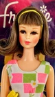 VINTAGE BARBIE CASEY TWIGGY MATTEL BEND KNEE BRUNETTE MOD 'ern FRANCIE #1130 🌸