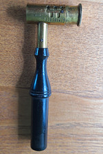 Antik Messing & Ebenholz Griff verstellbar Pulver & Schuss Ma&szlig;