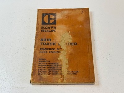 Factory Caterpillar Cat Parts Manual Book Catalog Diesel Crawler Loader 931B 25Y