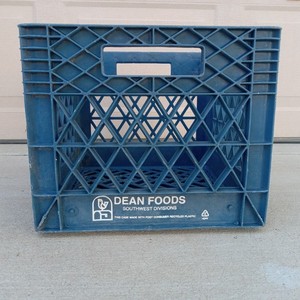 Vintage Plastic Milk Crate | eBay