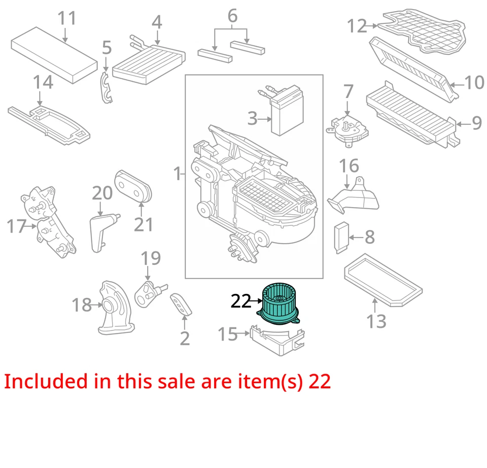 Ford Focus 2007 calefacción ventilador de aire acondicionado motor OEM 28 k millas - LKQ393771127 Foto 4 de 4