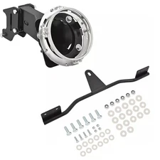 Black Steel Fairing Kit Headlight Mount For Harley Dyna Low Rider Super Glide