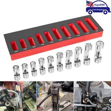 38 12030 Square Drive Diesel Injector Fuel Line Socket Wrench Set10-19mm10pc