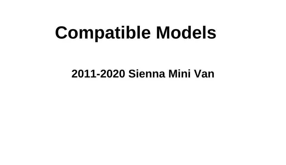 Fits 2011-2020 Toyota Sienna Passenger Right Side Quarter Window Glass Movable Foto 4 de 4