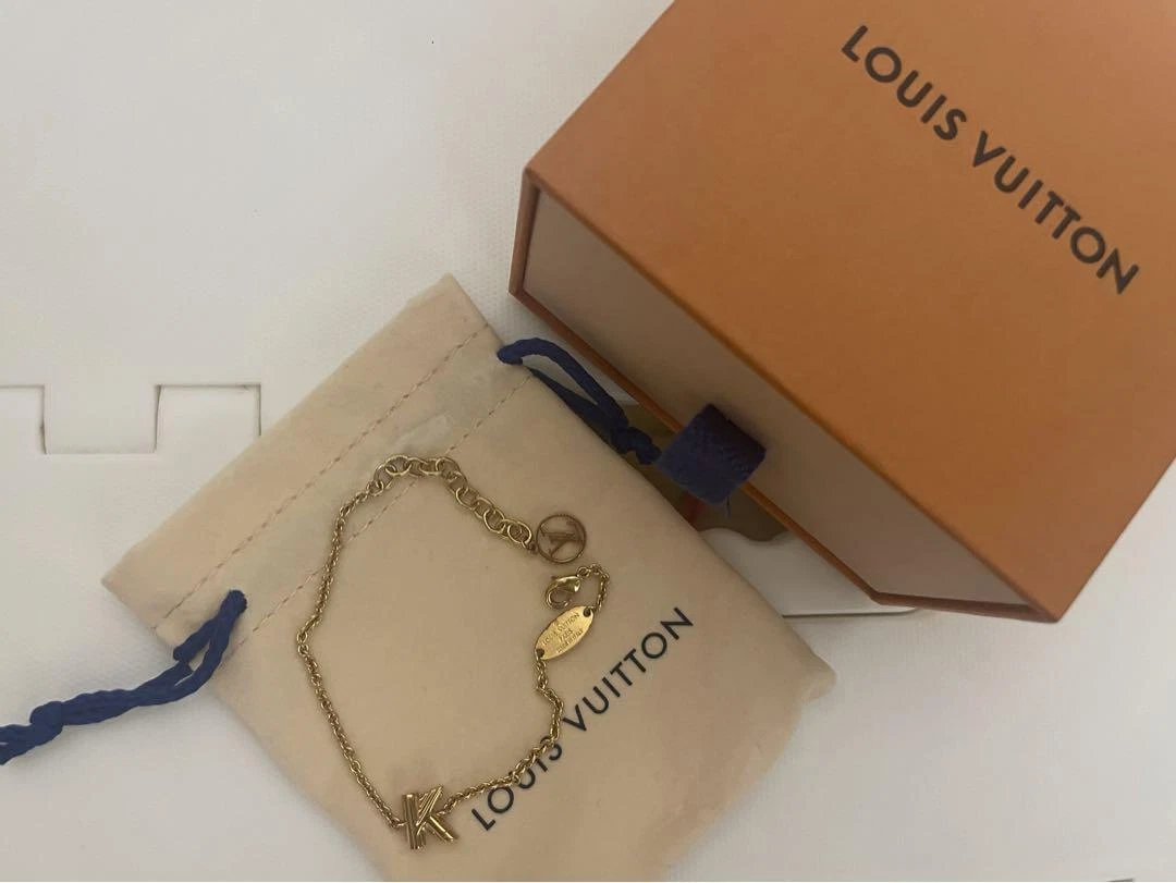 louis vuitton initial bracelet