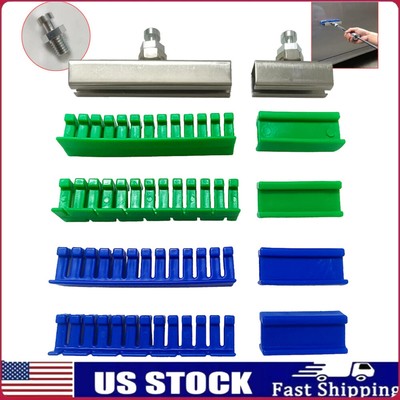10X Adhesive Green Blue Glue Tabs Tools, Kit for Car Paintless Dent Repair Tool