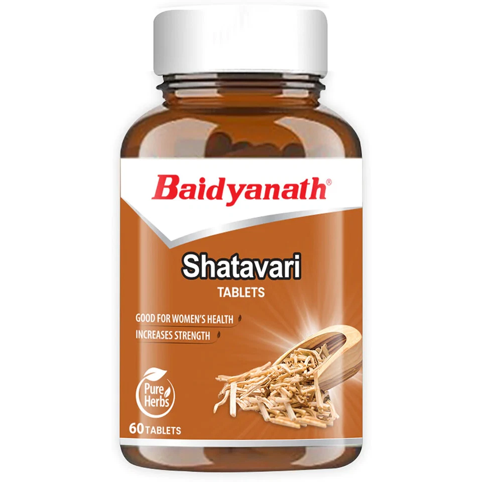 Baidyanath Shatavari Tablets (60 Tablets) regulate menstrual cycles,PMS symptoms