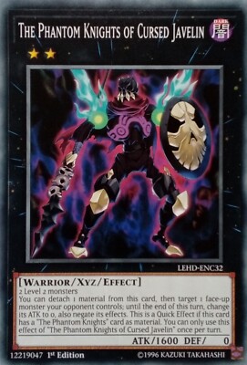 LEHD-ENC32 DIE PHANTOMRITTER DES VERFLUCHTEN SPEERES COMMON 1.AUFLAGE YuGiOh KARTE