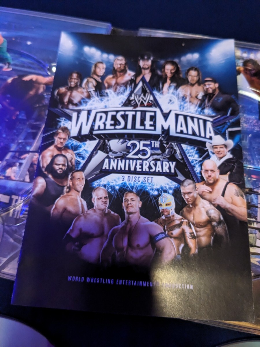 スポーツ・フィットネス WRESTLEMANIA 25TH ANNIVERSARY 3 DISC SET Amazon.com: WWE - Wrestlemania XXV (3 Discs, 25th Anniversary