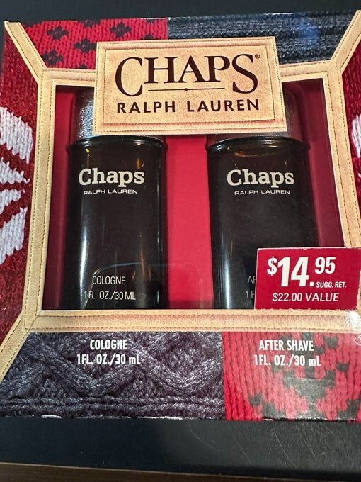 Vintage Ralph Lauren CHAPS  Cologne and After Shave 1 oz bottles NIB Free Ship