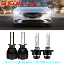For 2006 2007 2008 Mazda 6 6000k Led Hid Headlights Hilow Beam Bulbs Kit H1d2s For 2006 2007 2008 Mazda 6 6000k Led Hid Headlights Hilow Beam Bulbs Kit H1d2s