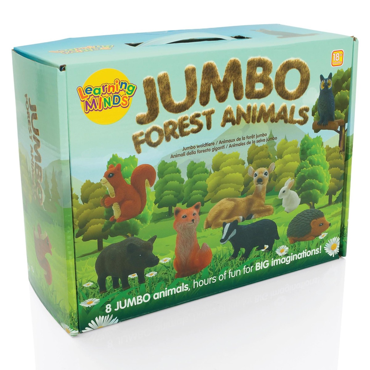 Jungle Mania Magnetic Safari Animals Learning Minds Set Of Jumbo