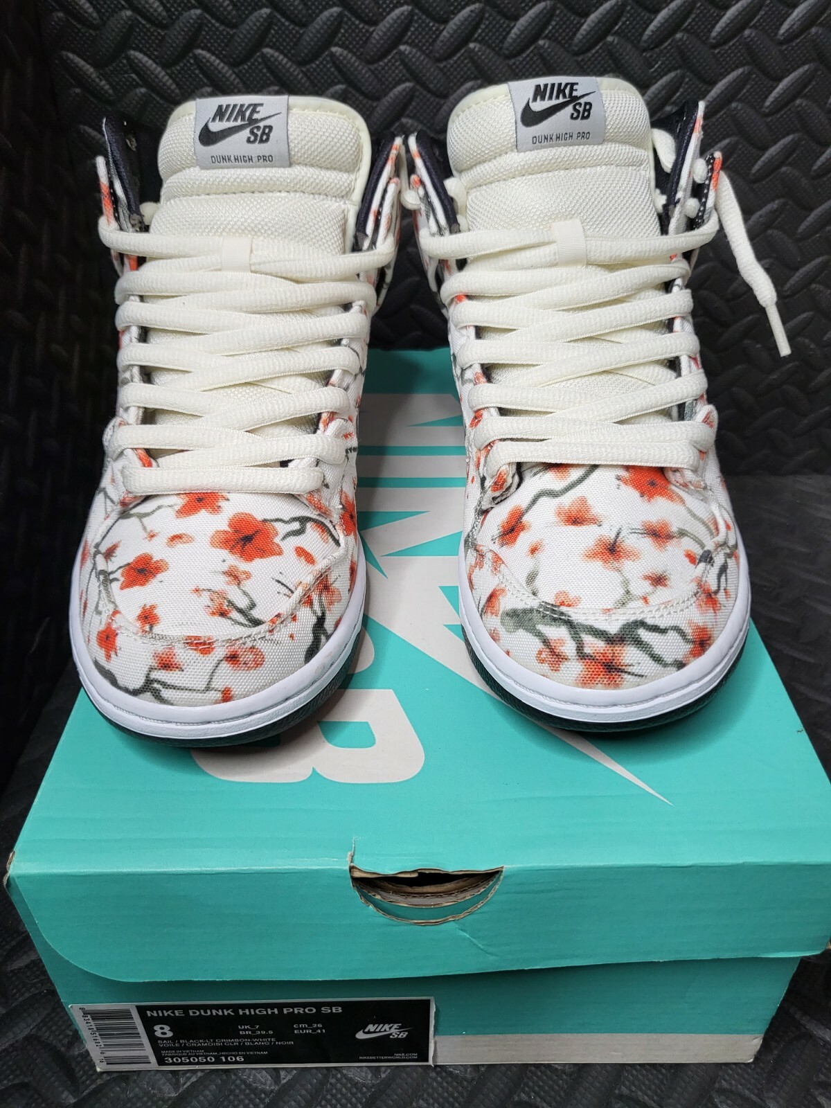 Size 8 - Nike SB Dunk High Pro Cherry Blossom for sale online | eBay