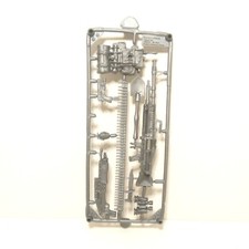 Action Figure Soldier Guns  Accessories, Miniature Silver Plastic Weapons/Tools