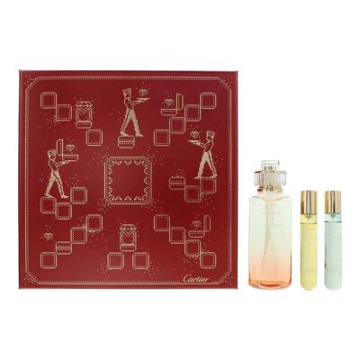 Cartier Rivieres De Cartier Insouciance 3-teiliges Geschenkset: EDT 100ml für Unisex
