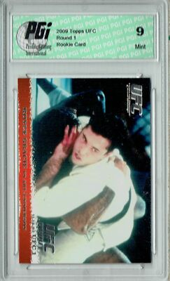 #ad @ PGI 9 Royce Gracie Art Jimmerson 2009 Topps UFC #1 Round 1 Rookie Card $165.00