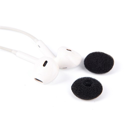 30PCS Black Soft Foam Sponge Ear Pad Earbud Cap For Headphone Earphone Cover-NA - Picture 6 of 6