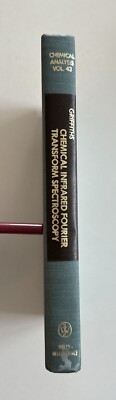 Analytical Chemistry - IR FT Spectroscopy by Griffiths 1975  HC 1st