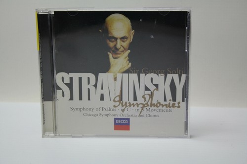 GEORG SOLTI - STRAVINSKY symphony of psalms, symphony in 3 movements DECCA CD NM - Bild 1 von 3