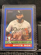 Luis Robert Jr.  2025 Topps Heritage Dark Blue Border #241 White Sox