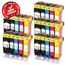 25pk NEW Ink Set w/ Chip for PGI-220 CLI-221 Canon Pixma MP640 MX860 MX870 MP560