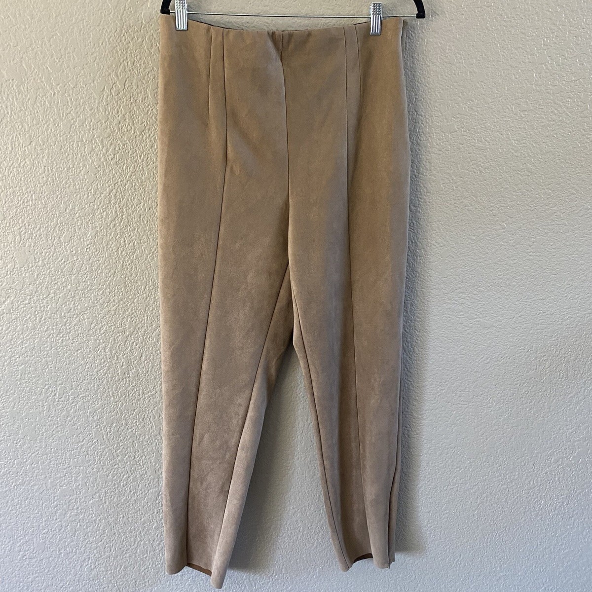 Womens Pants Zara Faux Suede Pants Zara Faux Suede Leggings