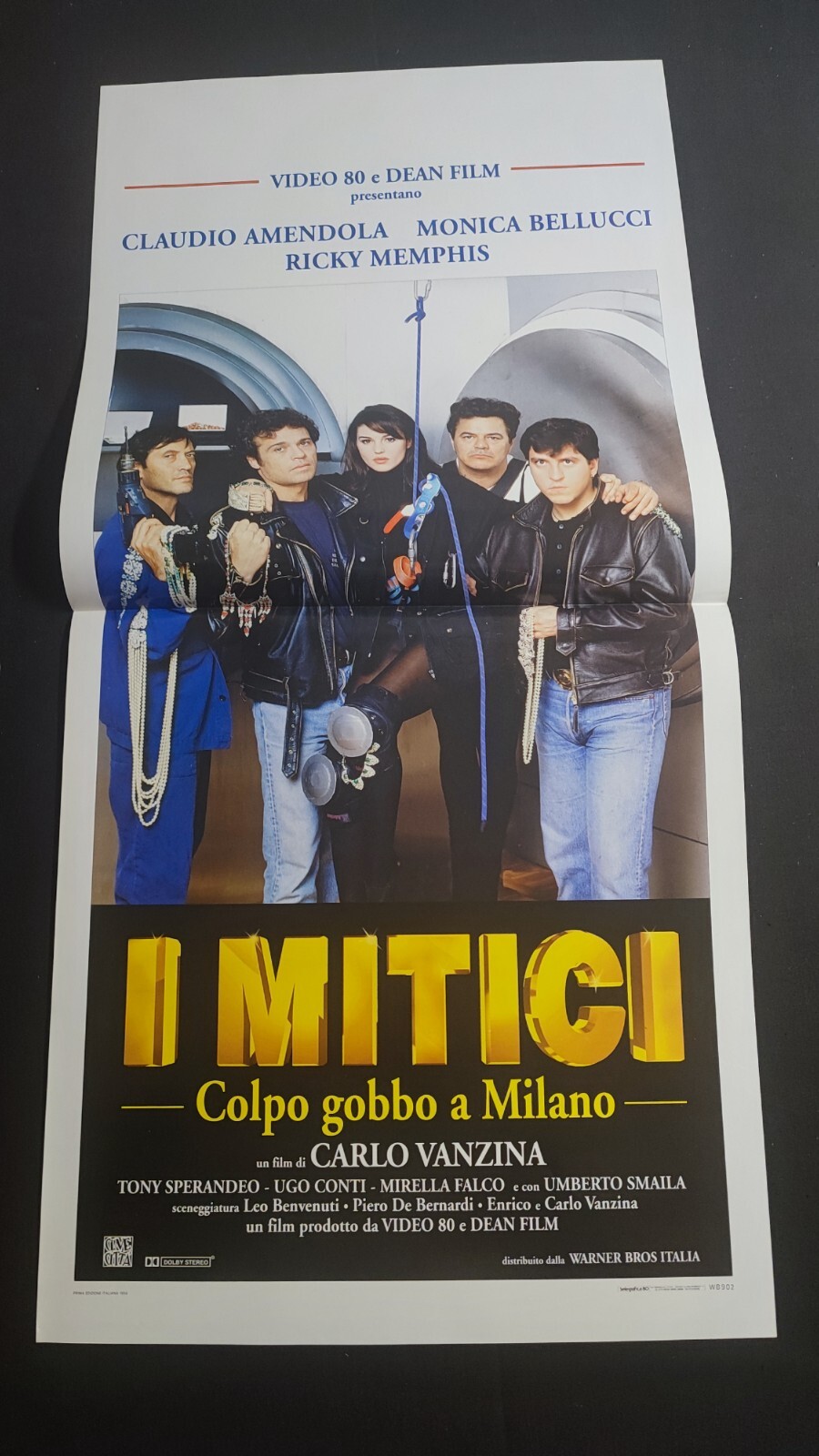 Locandina originale film I mitici - Colpo gobbo a Milano (1994) - Regia di Carlo Vanzina