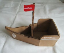Captain Morgan Piraten Deko Holzboot Boot L&auml;nge ca. 40 cm siehe Fotos