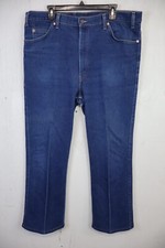 Vintage 517 Levi's Denim Jeans Orange Tag Mens Size 42x30 Bootcut Western