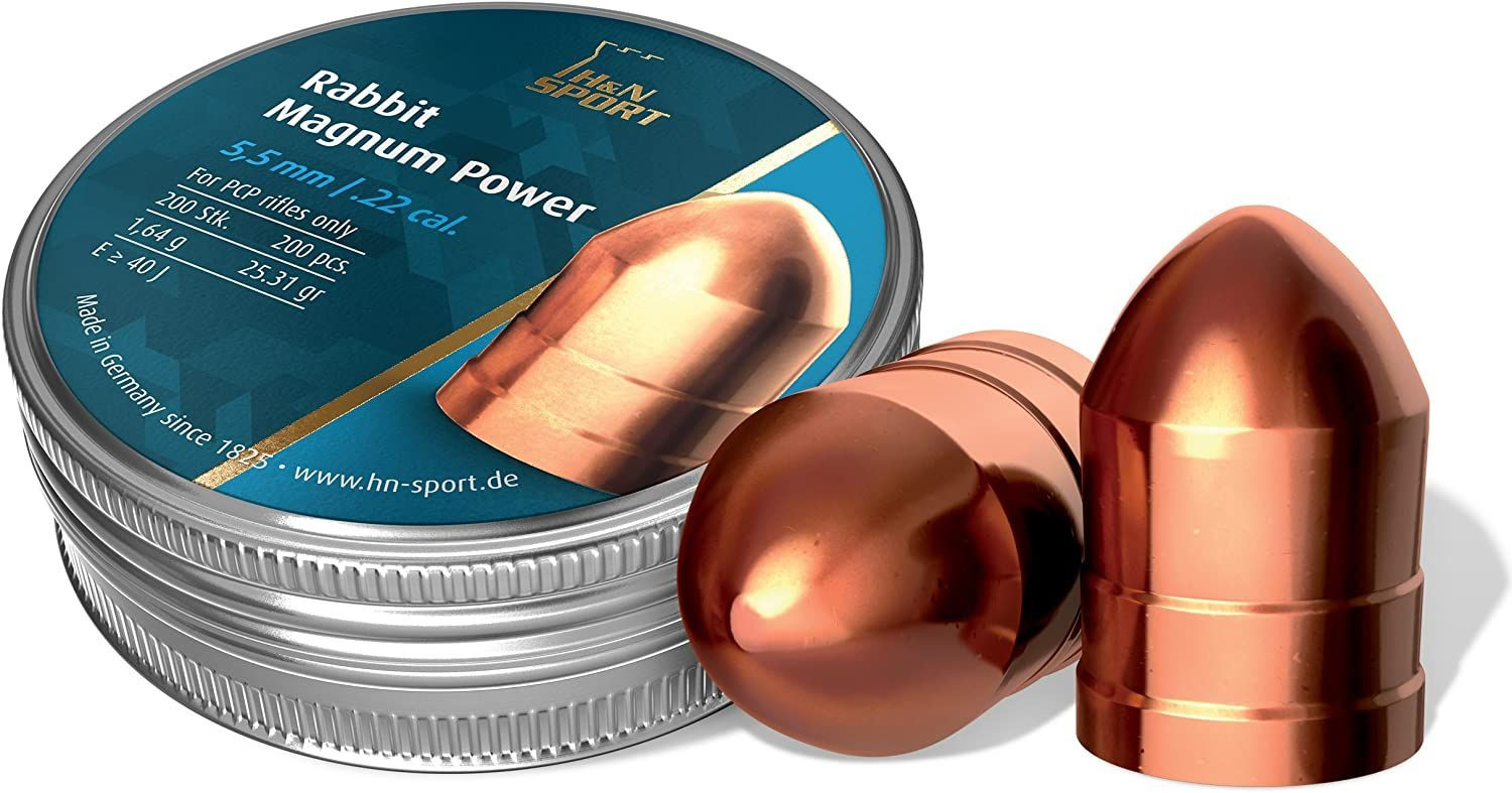 H&N Rabbit Magnum Power .22 / 5.50 mm airgun pellets
