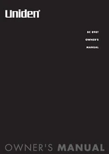 Uniden BC898T Instructions Operating Manual User Guide COIL BOUND