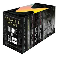 Throne of Glass 8 Books Box Set By Sarah J. Maas, Paperback