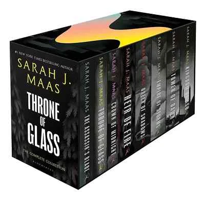 Throne of Glass 8 Books Box Set By Sarah J. Maas, Paperback