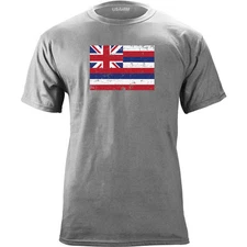 Hawaii State Flag Distressed T-Shirt