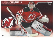 CORY SCHNEIDER FATHEAD TRADEABLES NEW JERSEY DEVILS LOGO WALL DECAL 2016-17 #25