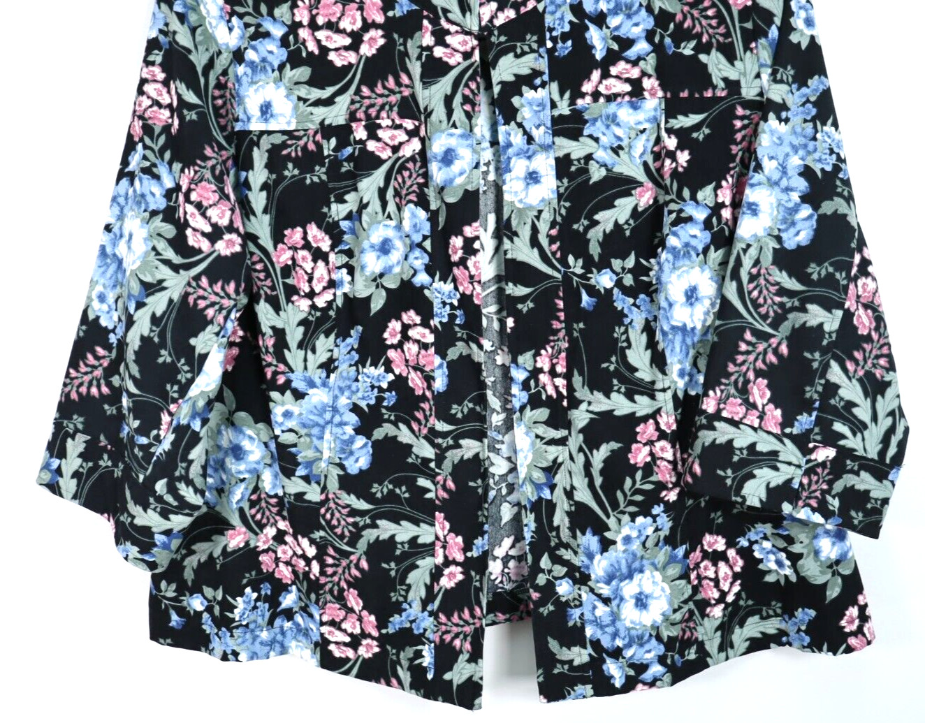 NOTATIONS Women's Polyester Jacket 3/4 Sleeve Flo… - image 5