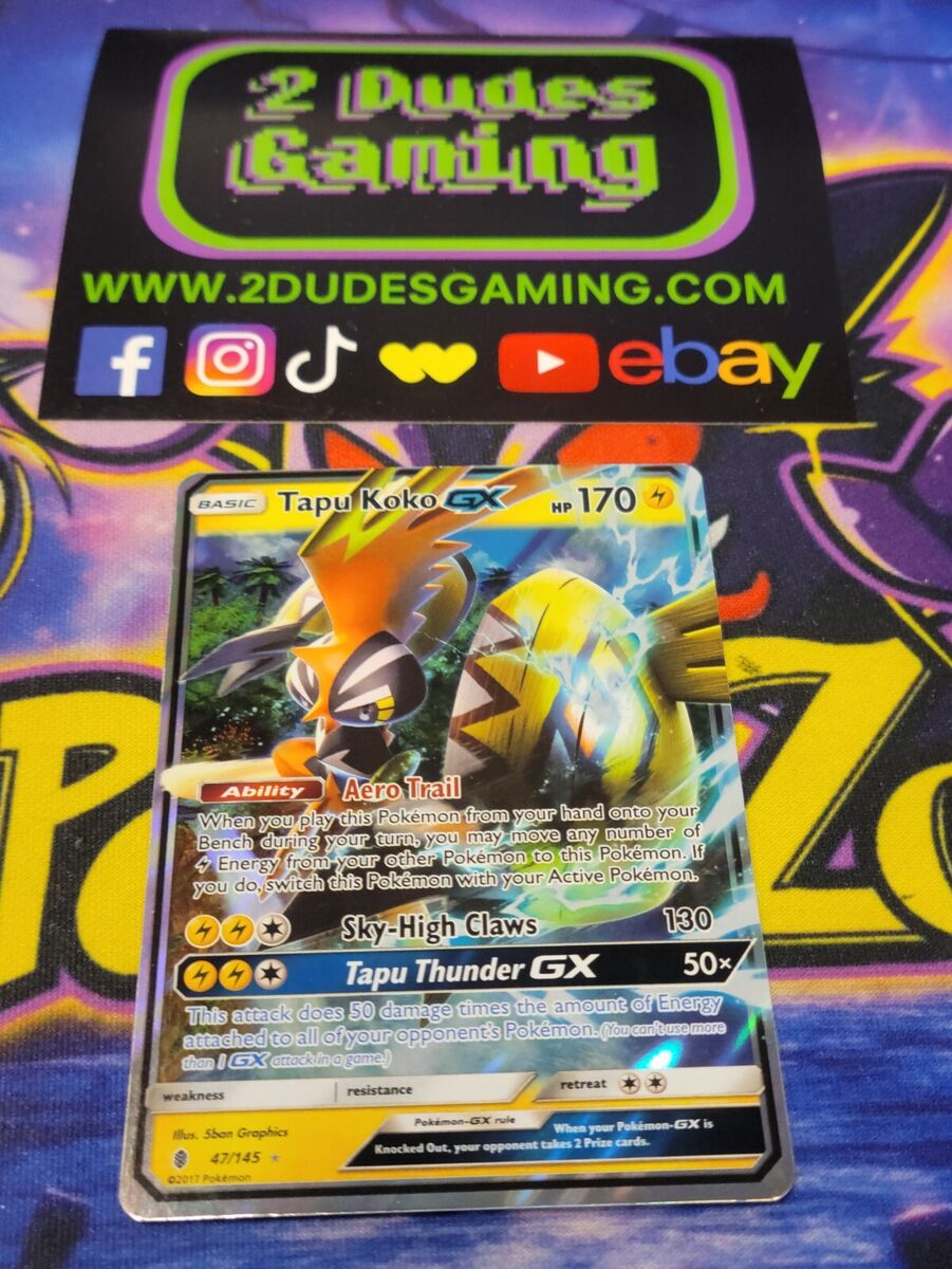 Tapu Koko GX - SM50 - Shiny Tapu Koko GX Box Promo - SM Black Star