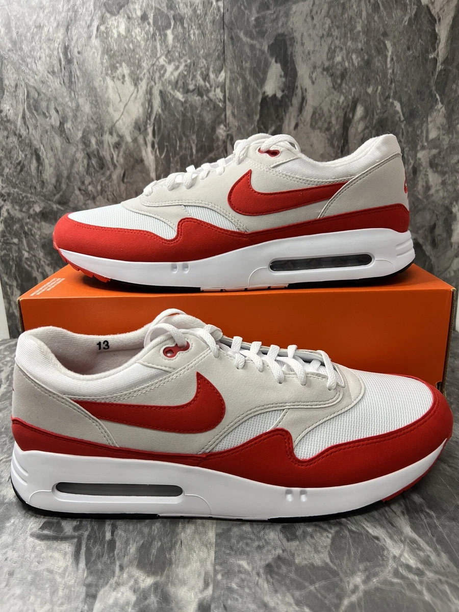 Nike air max 1 red hotsell and white