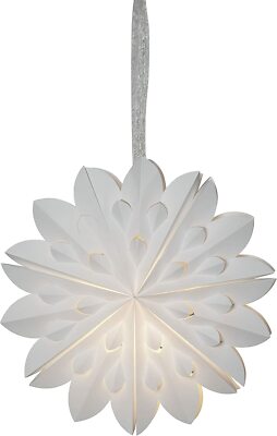 Papier Stern Clipp 40cm Hängend Fenster Wand Weihnachts Deko ohne Leuchtmittel