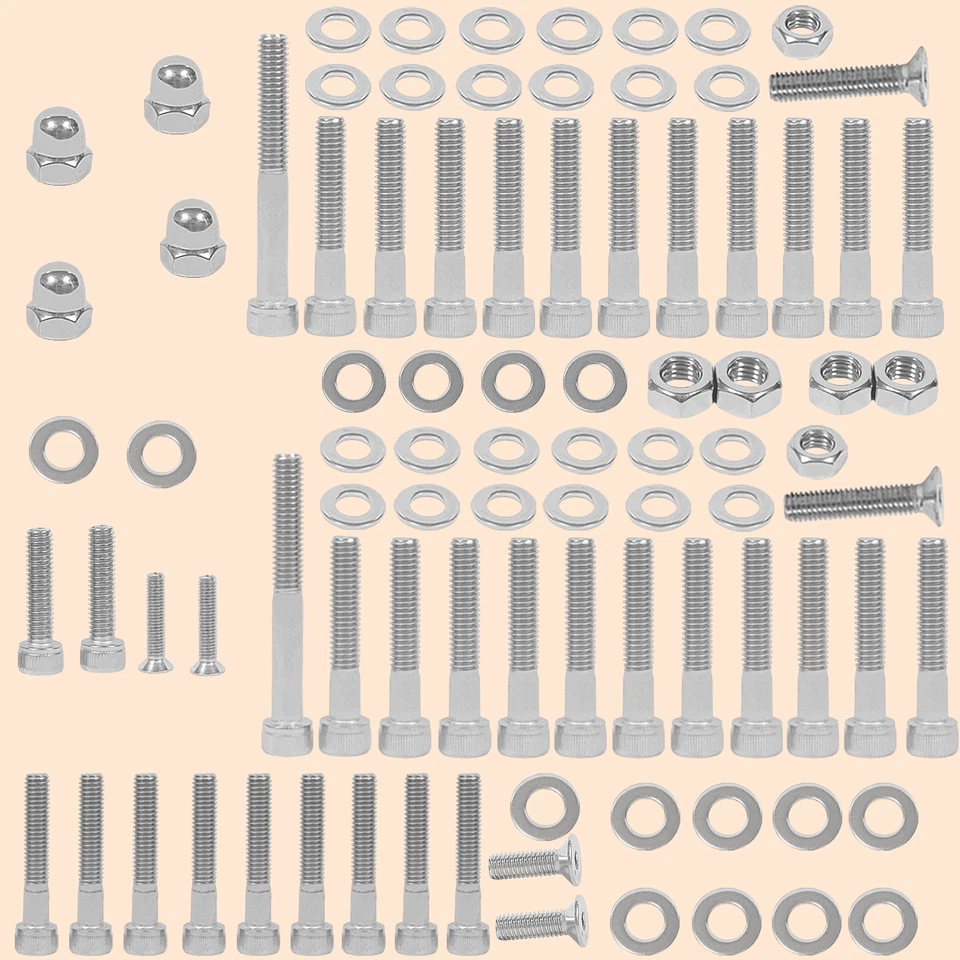 Kits de pernos de motor de acero inoxidable 304 para Honda CB100 CB125 CL100 CL125 SL125 XL100 Foto 2 de 4